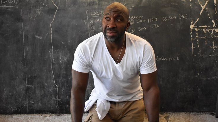 Darren Moore on a charity trip to Kenya with Inspire Afrika [Credit: Inspire Afrika]