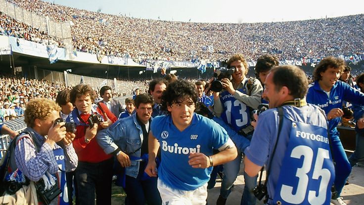 Diego Maradona at Napoli [Credit: Alfredo Capozzi]