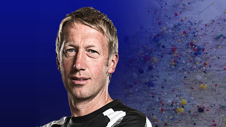Graham Potter has moved from Swansea to Brighton