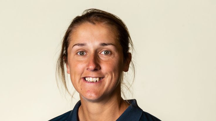 England's Jenny Gunn during a portrait session at Grace Road on June 04, 2019