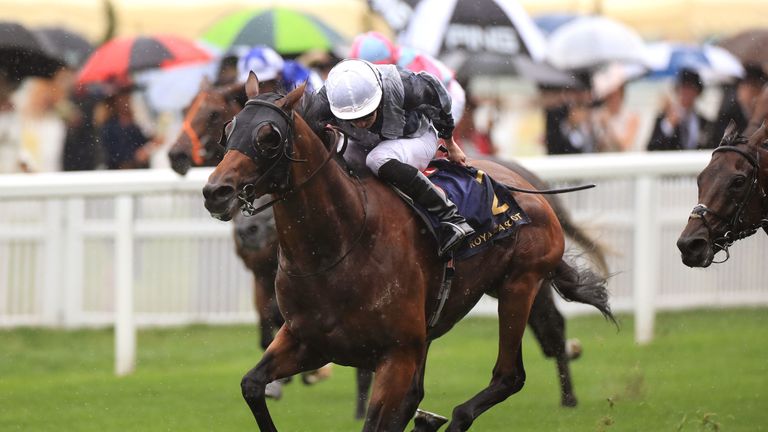 Circus Maximus and Ryan Moore win the St James's Palace Stakes