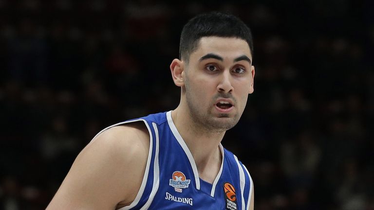NBA Draft Goga Bitadze in action for Buducnost Voli Podgorica 