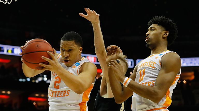 Grant Williams in action for Tennessee