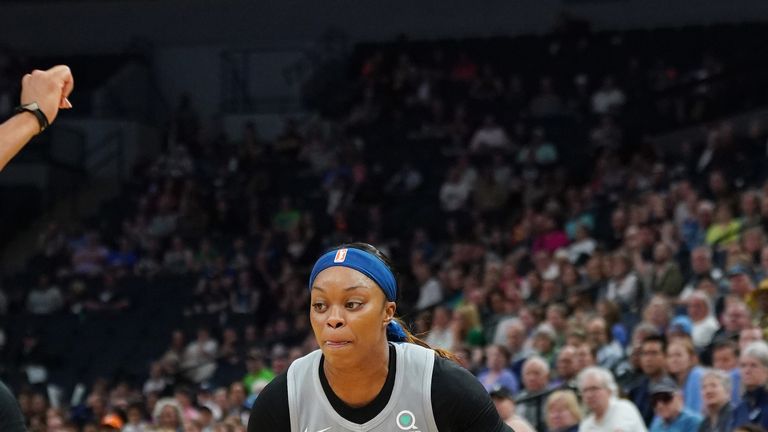 Odyssey Sims attacks against the New York Liberty