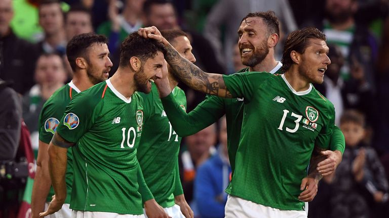 Robbie Brady secured the three points for Republic of Ireland