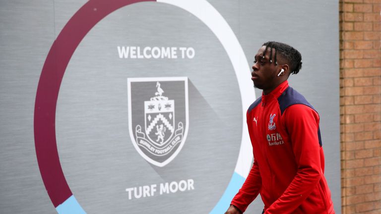 BURNLEY, ENGLAND - MARCH 02: Aaron Wan-Bissaka of Crystal Palace arrives at the stadium prior to the Premier League match between Burnley FC and Crystal Palace at Turf Moor on March 02, 2019 in Burnley, United Kingdom. (Photo by Alex Livesey/Getty Images)