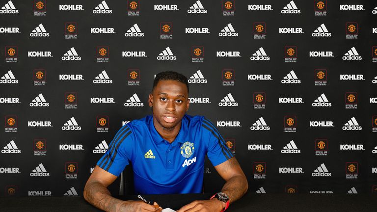 Aaron Wan-Bissaka completed his move to Manchester United from Crystal Palace