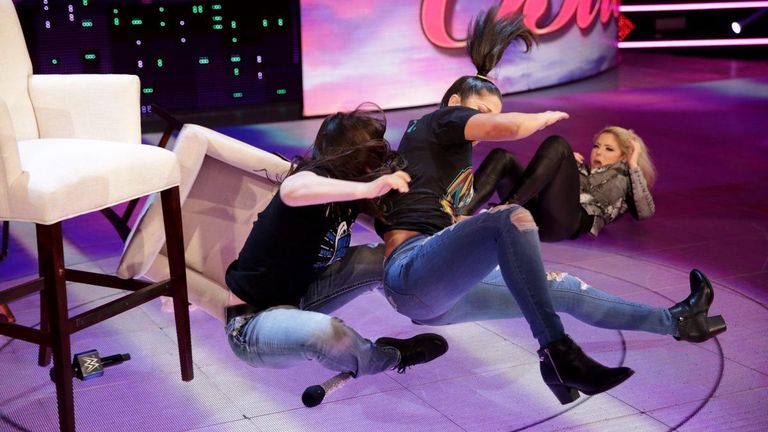Alexa Bliss and Bayley traded blows on Moment Of Bliss