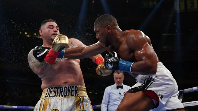 Anthony Joshua was defeated by Andy Ruiz Jr in New York