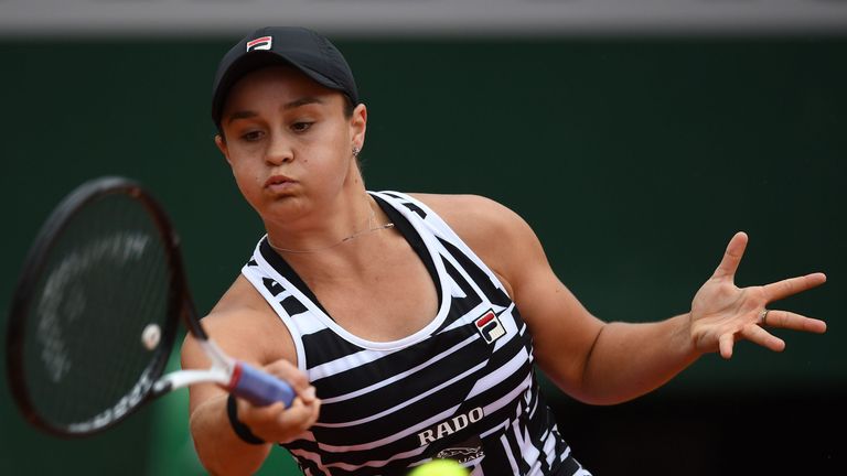 Ashy Barty at the French Open