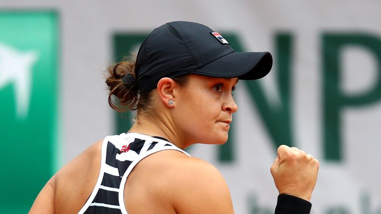 Ashleigh Barty had previously never progressed past the second round at Roland Garros