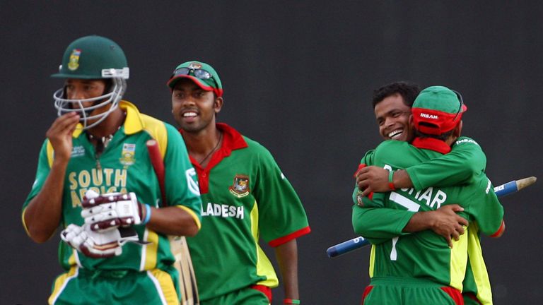 Bangladesh won by 67 runs during the super-eight match at the 2007 World Cup