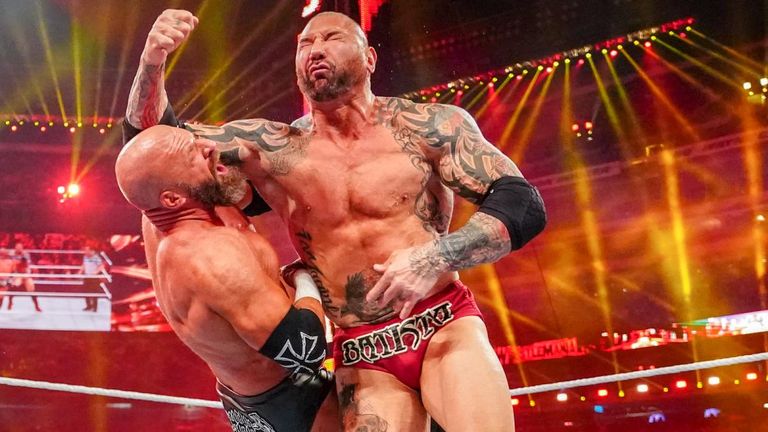 Batista came out of retirement for a one-off match against Triple H at WrestleMania 35