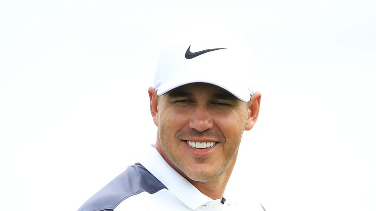 Brooks Koepka during a practice round ahead of the US Open