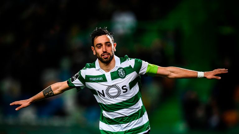 Bruno Fernandes Signs New Sporting Lisbon Deal Football News Sky Sports