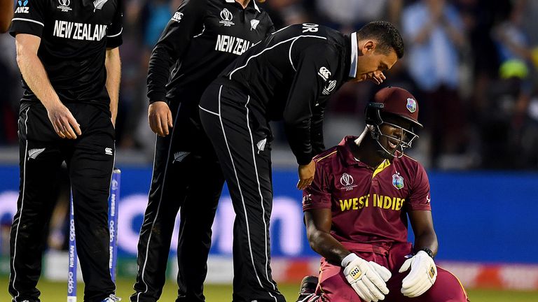 Carlos Brathwaite, West Indies, Cricket World Cup vs New Zealand at Old Trafford