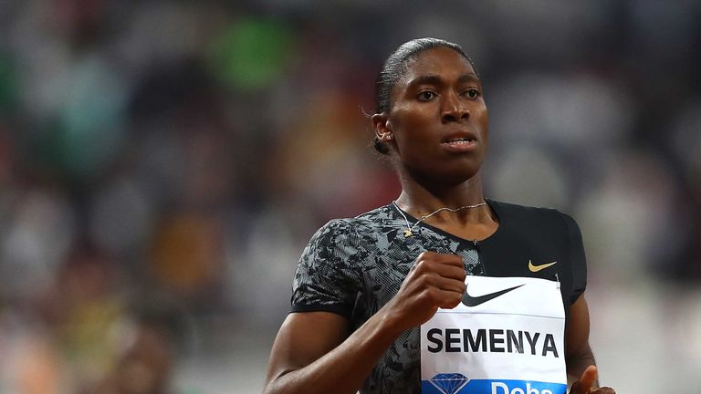 Caster Semenya, de Sudáfrica, cambiará los eventos en un intento por competir en los Juegos Olímpicos de 2020