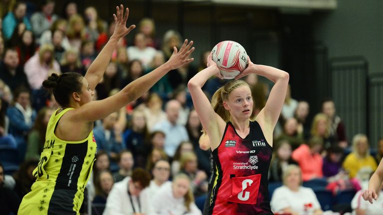 Claire Maxwell of Strathclyde Sirens and the Scottish Thistles