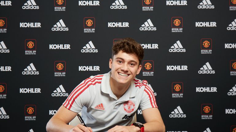 Daniel James has signed a five-year contract, with the option to extend for a further year