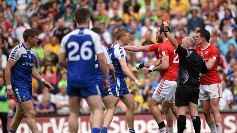 McCann has since said he regrets a dive which led to the sending off of Darren Hughes during the 2015 All-Ireland quarter-final