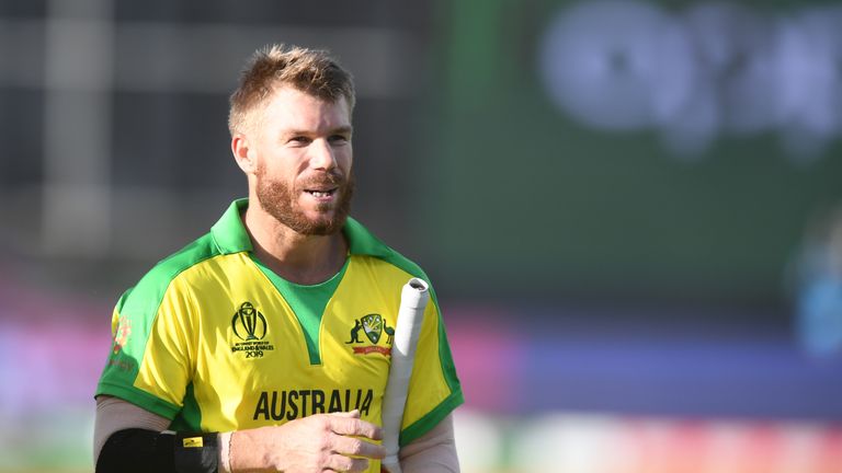 David Warner looked confident as he hit an unbeaten 89 against Afghanistan