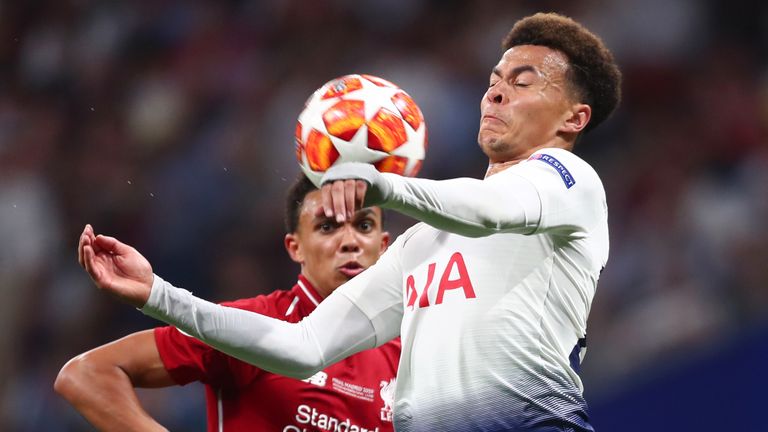 Dele Alli, Tottenham vs Liverpool, Champions League final