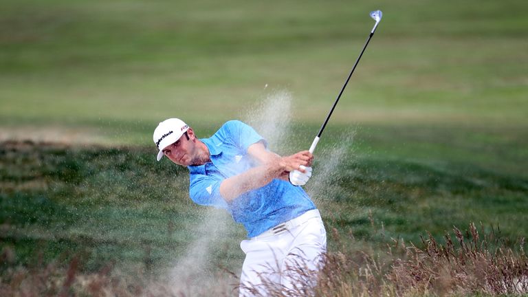 Johnson first hit trouble at the second