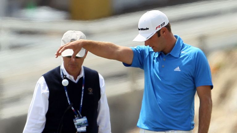 Johnson began the day with a three-shot lead but that was gone in a matter of minutes