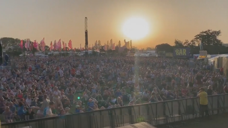 Glastonbury was in good voice as England won their Women&#39;s World Cup quarter-final with Norway