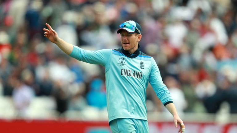 Eoin Morgan was left frustrated by England's fielding against Pakistan