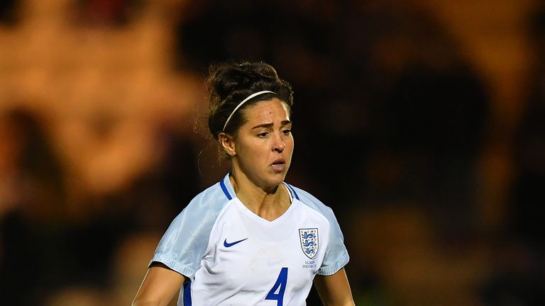 COLCHESTER, ENGLAND - NOVEMBER 28: Fara Williams of England controls the ball during the FIFA Women's World Cup Qualifier between England and Kazakhstan at Weston Homes Community Stadium on November 28, 2017 in Colchester, England. (Photo by Dan Mullan/Getty Images)