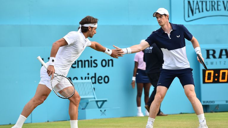 Lopez, Murray at Queen's Club