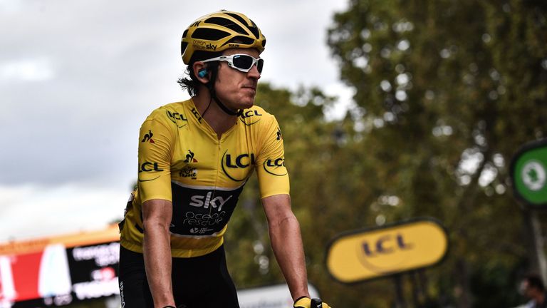 Tour de France winner Geraint Thomas has been forced to abandon the Tour De Suisse after crashing out.