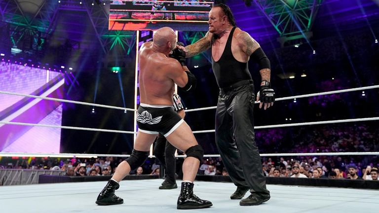 Goldberg and The Undertaker went head to head in a one-off match at Super ShowDown in Saudi Arabia