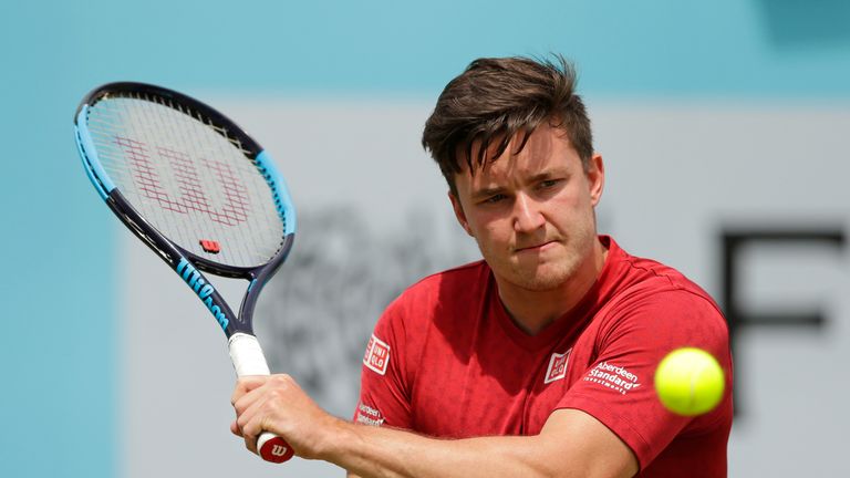 Gordon Reid played in an exhibition match at the Fever Tree Championship last year