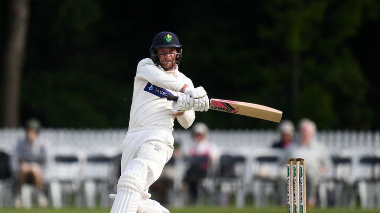 Glamorgan's Graham Wagg scored a hundred and shared a ninth-wicket partnership of 167 with Lukas Carey