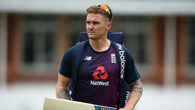 Jason Roy batted in the nets on Tuesday 