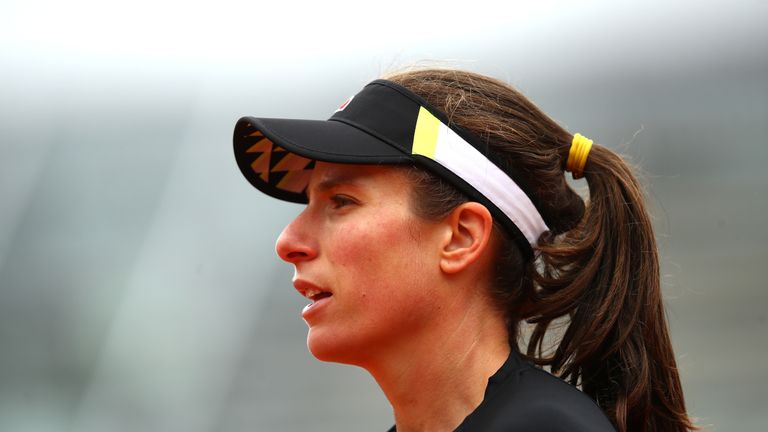 Johanna Konta at the French Open 2019