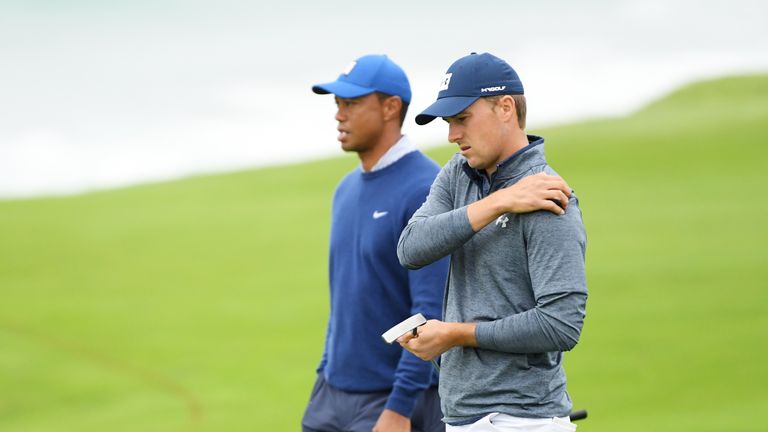 Jordan Spieth, Tiger Woods
