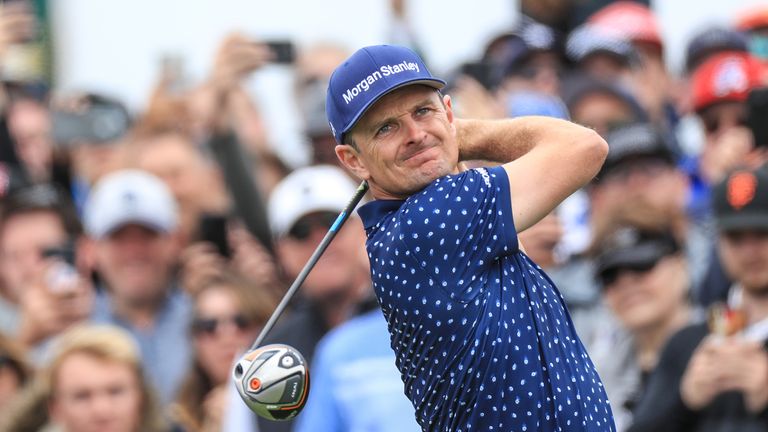 Justin Rose was two strokes clear of the other morning starters
