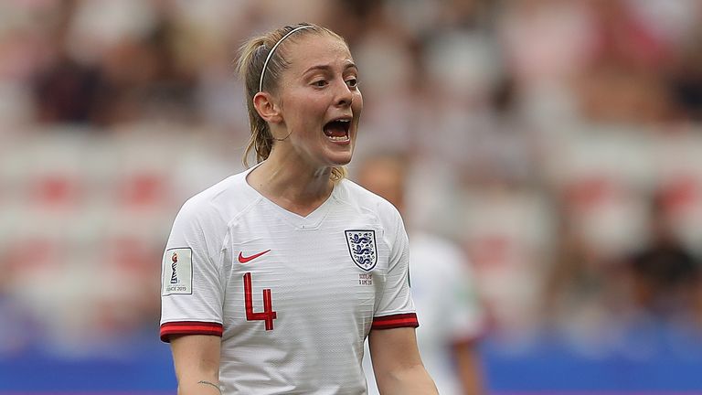 Keira Walsh of England during the 2019 FIFA Women's World Cup France group D match between England and Scotland at Stade de Nice on June 09, 2019 in Nice, France. 