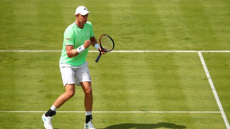 Kevin Anderson at Queen's Club for the Fever-Tree Championships