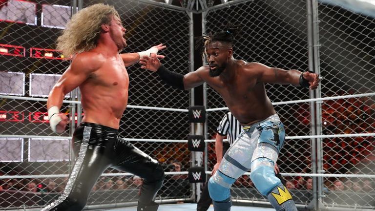 Kofi Kingston fought Dolph Ziggler for the WWE Championship at Stomping Grounds