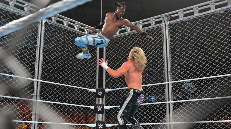 Kofi Kingston made a high-risk manoeuvre in his Steel Cage Match with Dolph Ziggler