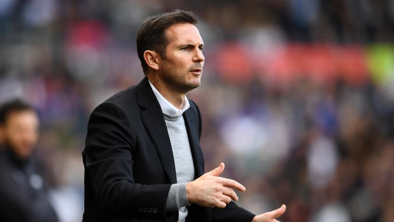 DERBY, ENGLAND - MAY 11: during the Sky Bet Championship Play-Off Semi Final First Leg match at Pride Park Stadium on May 11, 2019 in Derby, England. (Photo by Clive Mason/Getty Images)