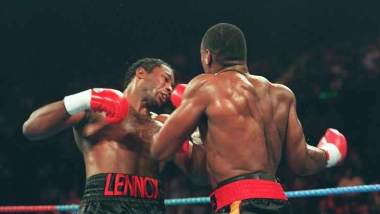 Lennox Lewis is stopped by Oliver McCall in two rounds