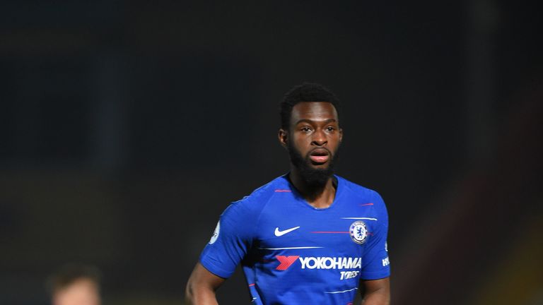 Martell Taylor-Crossdale in action for Chelsea U21s