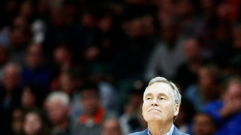 Mike D'Antoni currently has one season remaining on his conract with the Houston Rockets