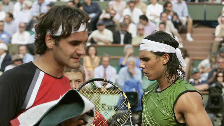 Nadal won their first-ever meeting on clay 14 years ago