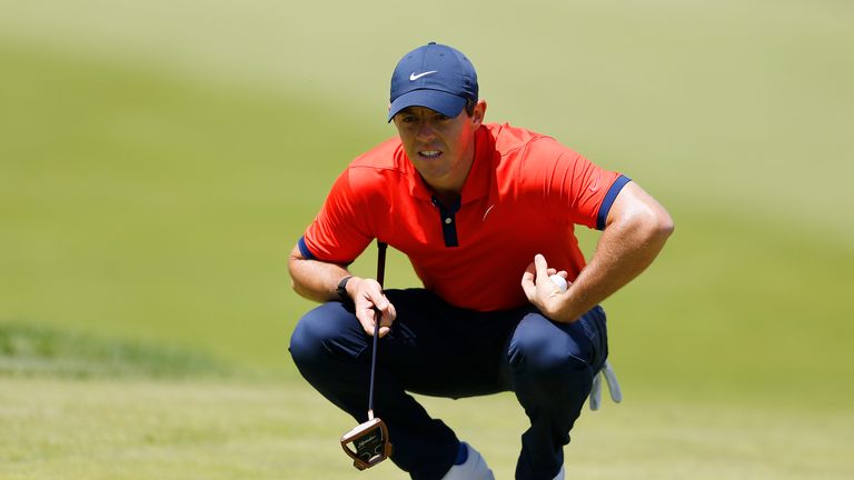 Rory McIlroy in action at Canada Open